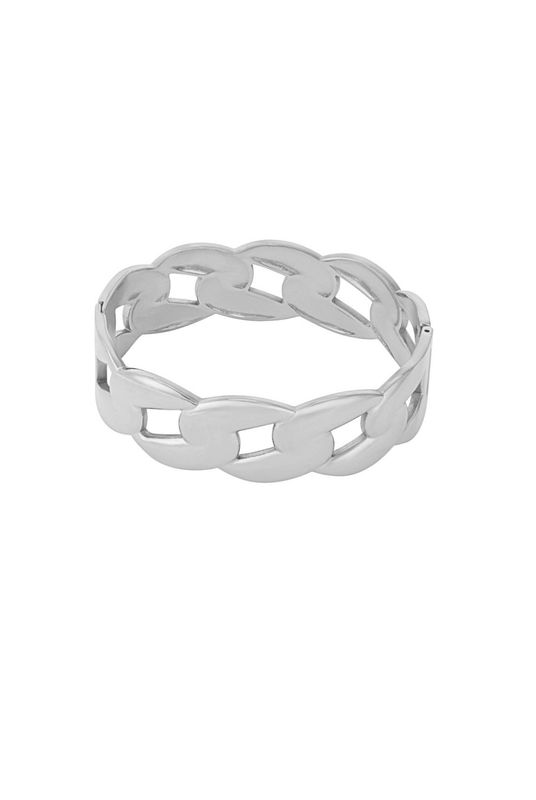 Armband | Bold Link | Zilver | Stainless steel