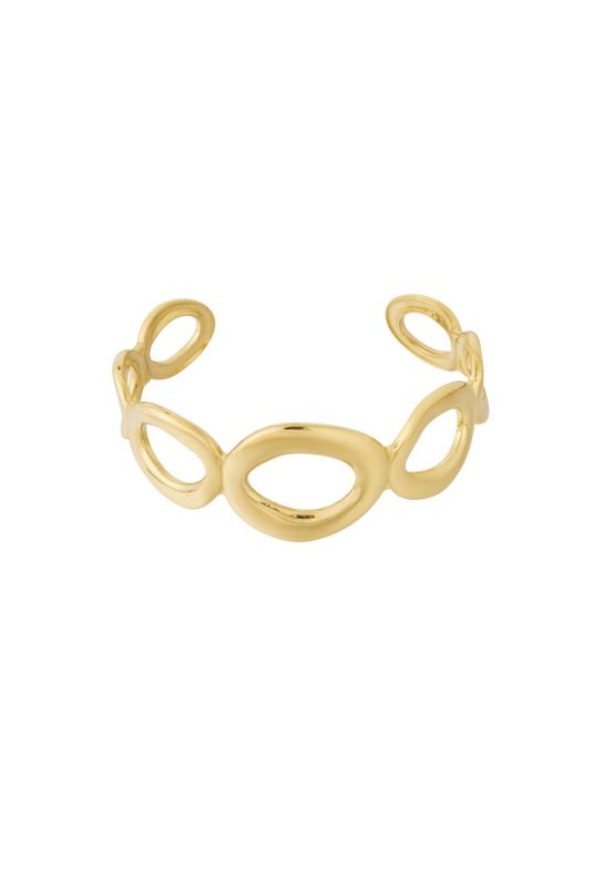 Armband | Ellora | Bangle | Goud | Stainless steel