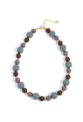 Ketting | Acrylic | Grijs/ Blauw | Stainless steel