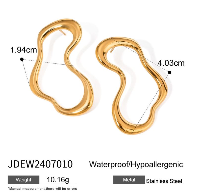 Oorbellen | Onregelmatige geometrisch | Goud | Stainless steel Oorbellen | Onregelmatige geometrisch | Goud | Stainless steel