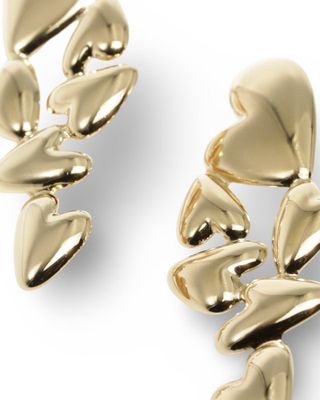 Oorbellen | Multi Hearts | Goud | Stainless Steel