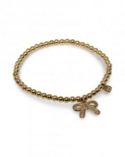 Armband | Strikje | Goud | Stainless Steel Stretch gouden armband, stainless steel, waterproof