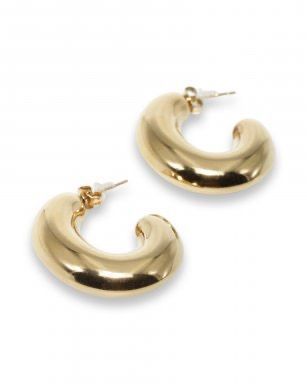 Oorbellen | Circle | Goud | Stainless Steel Statement oorringen goud, stainless steel