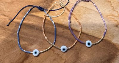 Kralen armband Turks oog