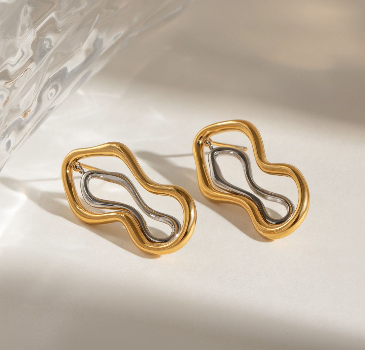 Oorbellen | Simple Annular | Goud &amp; Zilver | Stainless steel