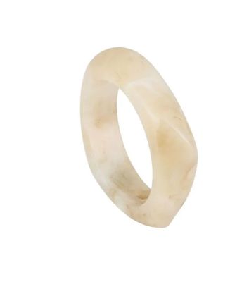 Armband | Acrylic Bangle | Beige Armband acrylic beige