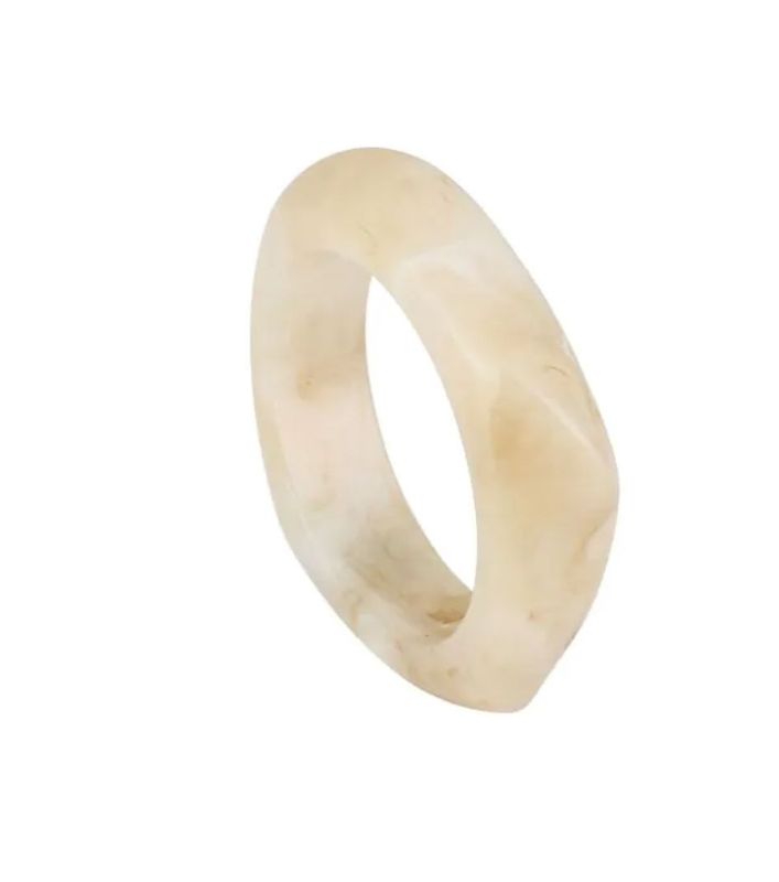 Armband | Acrylic Bangle | Beige Armband acrylic beige