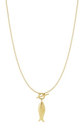 Ketting | Vis | Goud | Stainless steel
