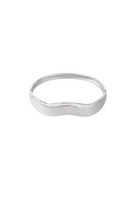 Armband | Wavy | Zilver | Stainless steel Armband | Wavy | Zilver | Stainless steel