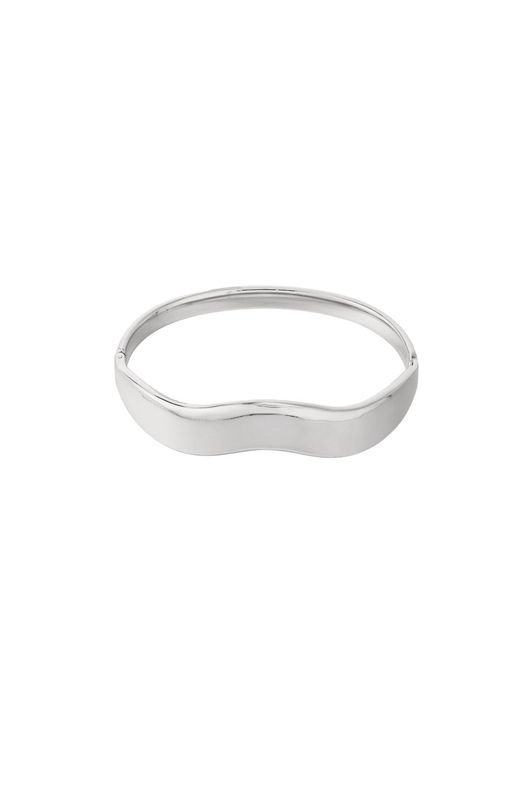 Armband | Wavy | Zilver | Stainless steel Armband | Wavy | Zilver | Stainless steel