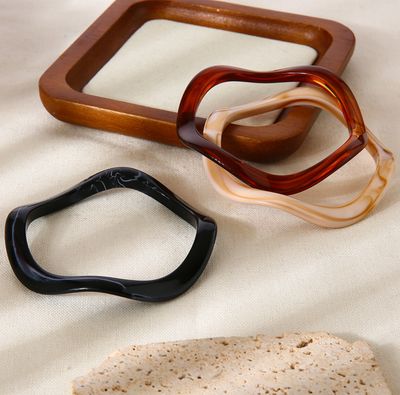 Armband | Acrylic | Brown