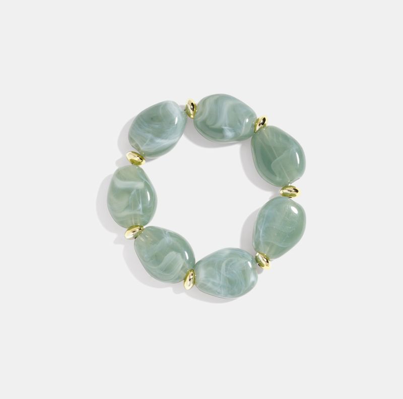 Armband | Sienna | Green & Gold Armband | Sienna | Green & Gold
