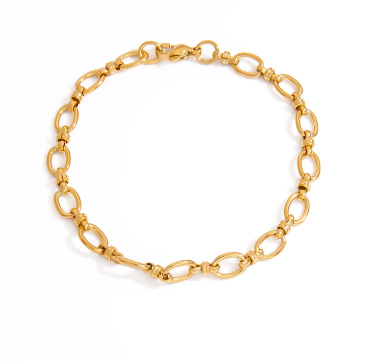 Armband | Hazel | Goud  Stainless steel