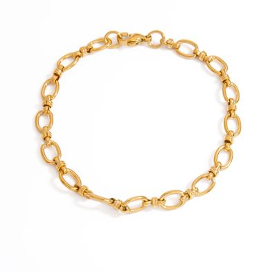 Armband | Hazel | Goud  Stainless steel