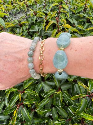 Armband | Hazel | Goud  Stainless steel