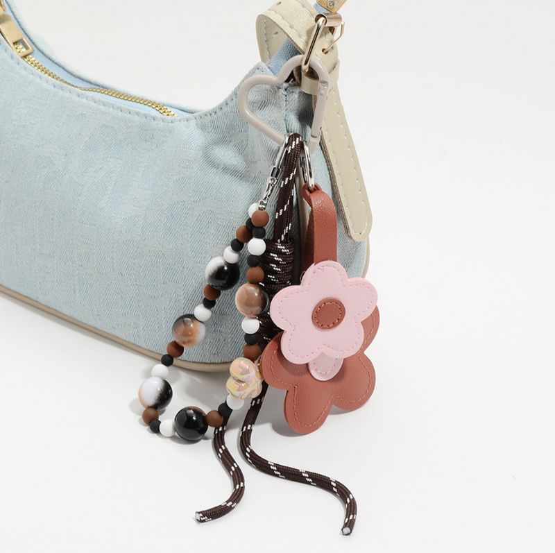 Bagcharm | Flower | Brown