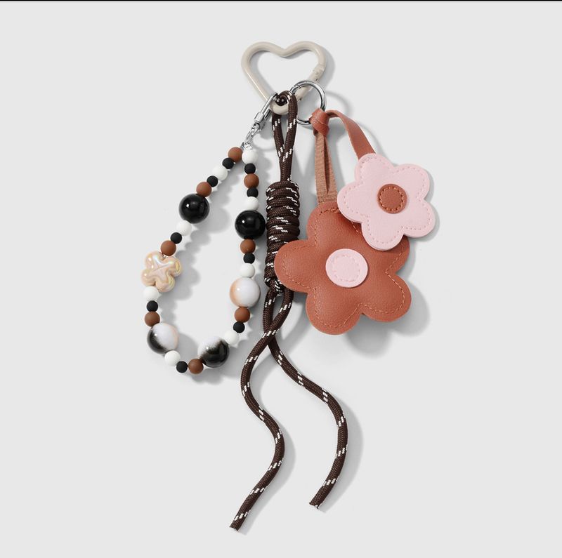 Bagcharm | Flower | Brown Bagcharm | Flower | Brown