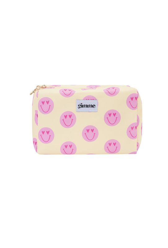 Toilettas | Smiley | Beige &amp; Roze