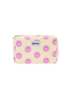 Toilettas | Smiley | Beige &amp; Roze