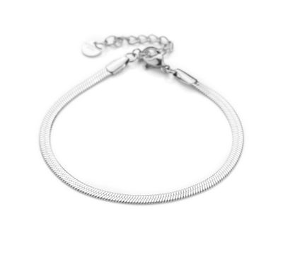 Armband | Snake | Zilver | Stainless steel