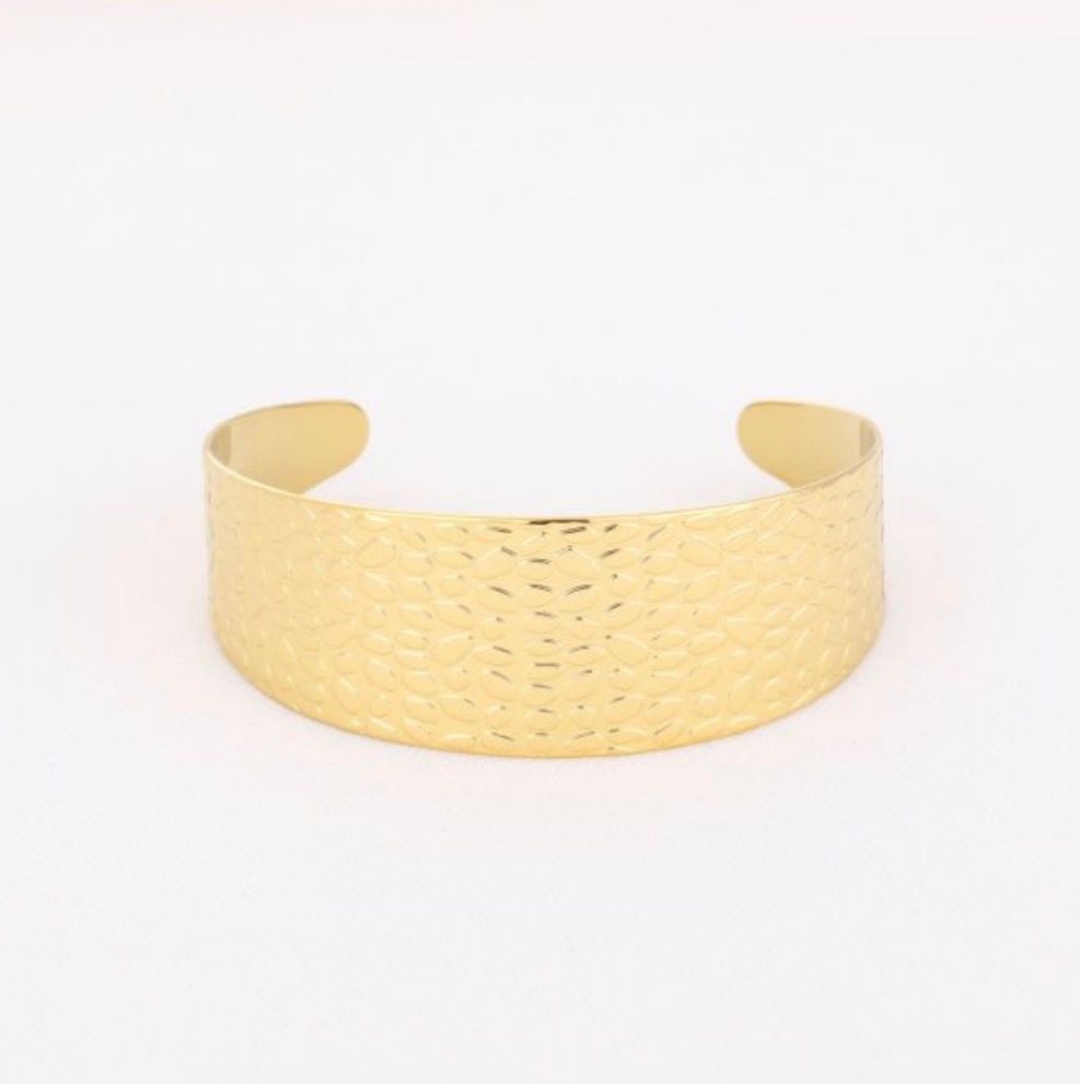 Armband | Britta Bangle | Goud | Stainless steel