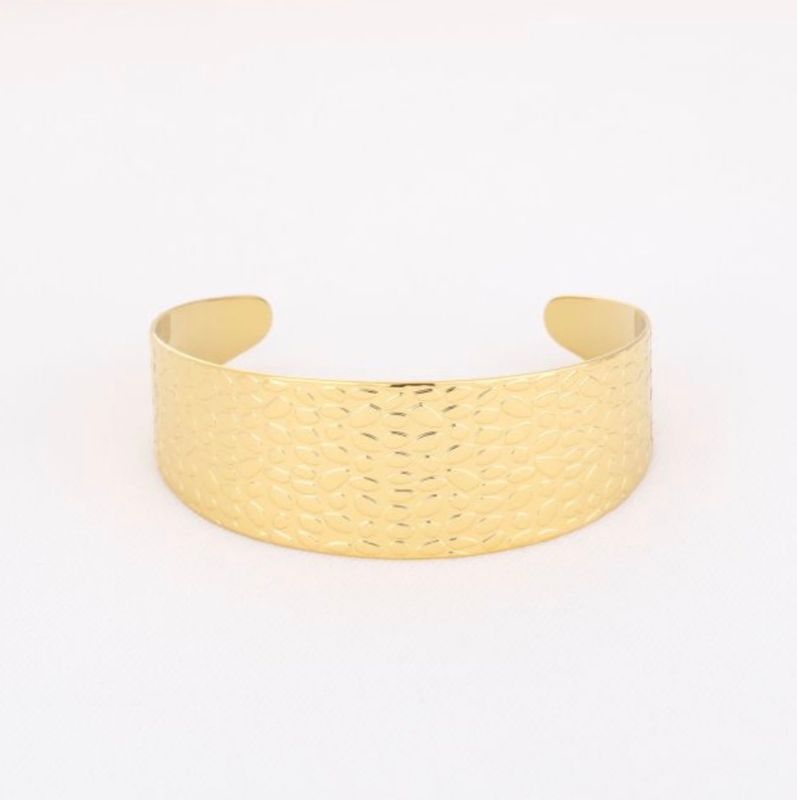 Armband | Britta Bangle | Goud | Stainless steel