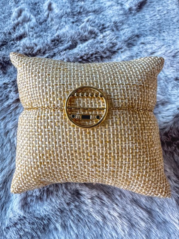 Armband | Circle | Goud | Stainless steel