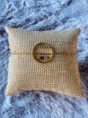 Armband | Circle | Goud | Stainless steel