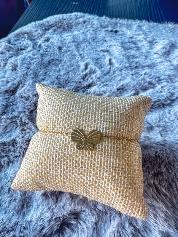 Armband | Butterfly | Goud | Stainless steel