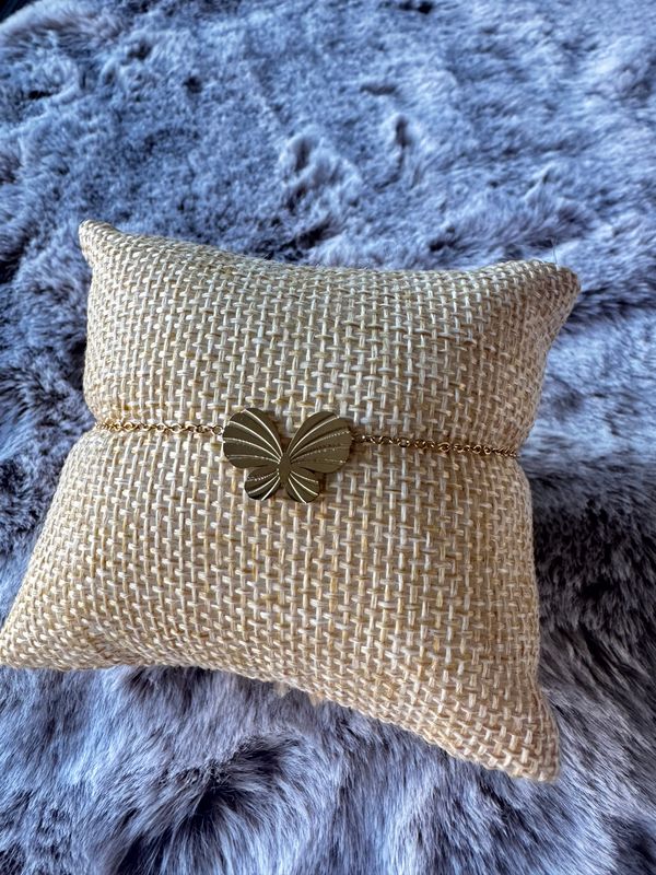 Armband | Butterfly | Goud | Stainless steel