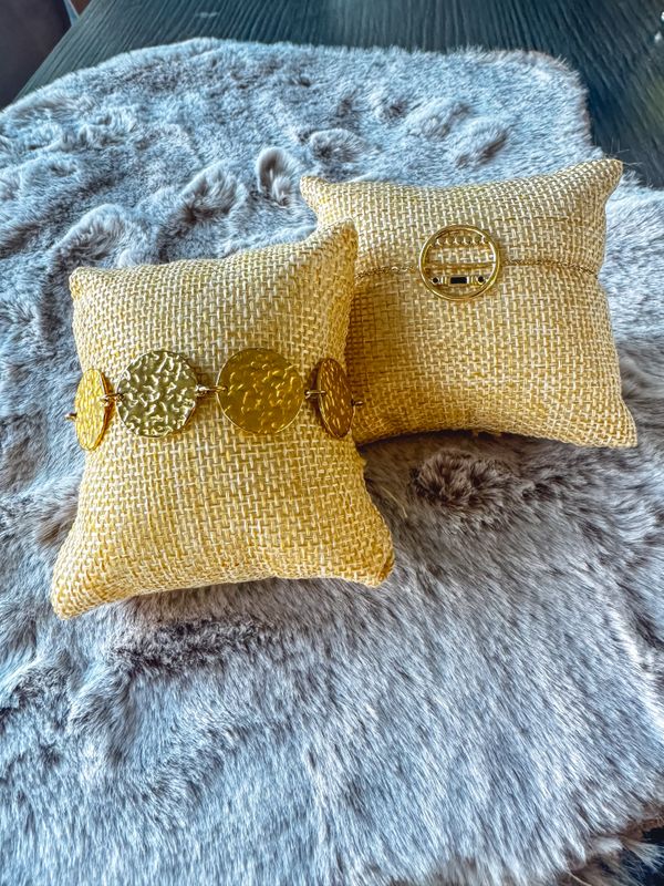Armband | Coins | Goud | Stainless steel