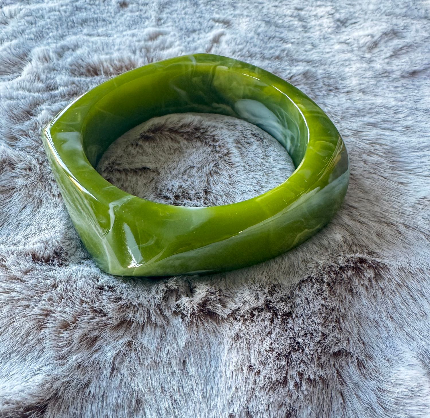 Armband | Acrylic bangle | Green