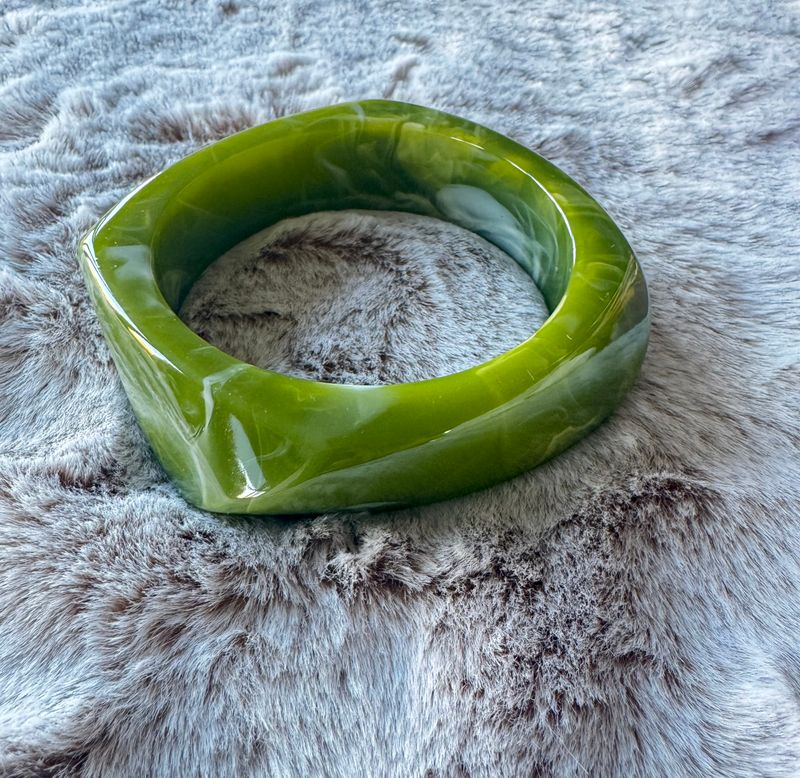 Armband | Acrylic bangle | Green