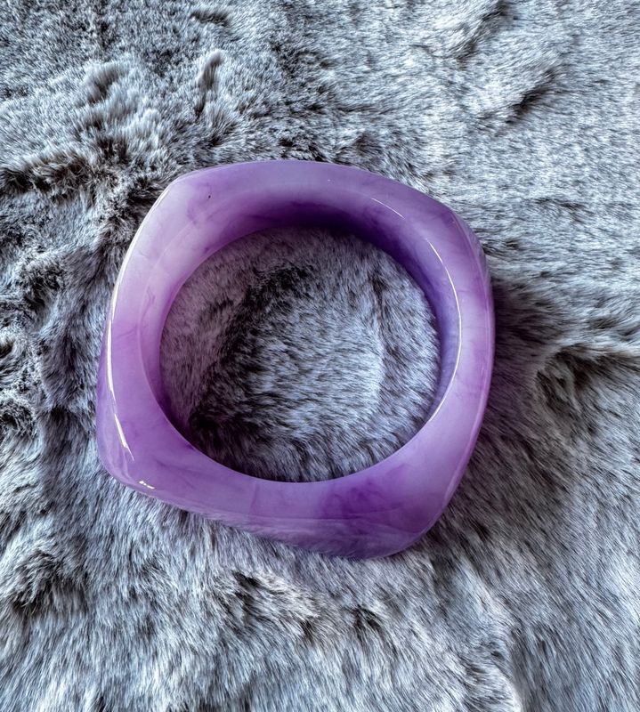 Armband | Acrylic bangle | Lilac