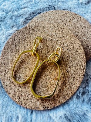 Oorbellen | Irregular | Goud | Stainless steel