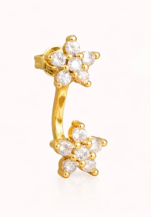 Oorbel| Vale | Goud | Stainless steel