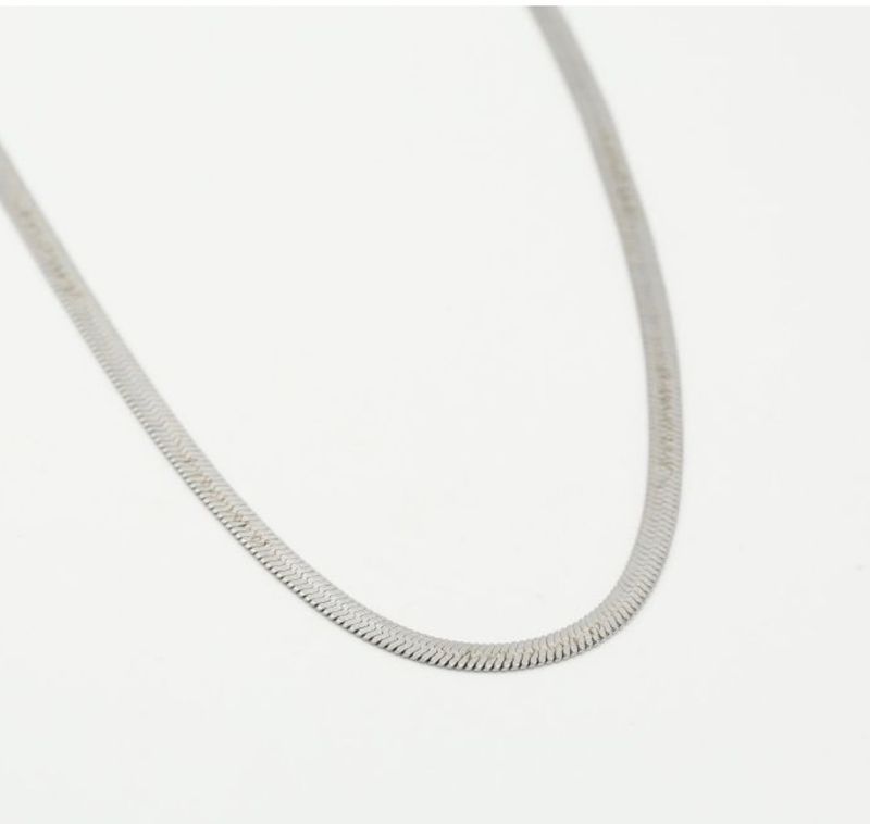 Ketting | Snake | Zilver | Stainless steel