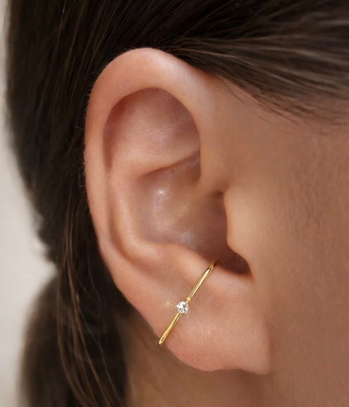 Oorbel | Ozzy | Goud | Stainless steel