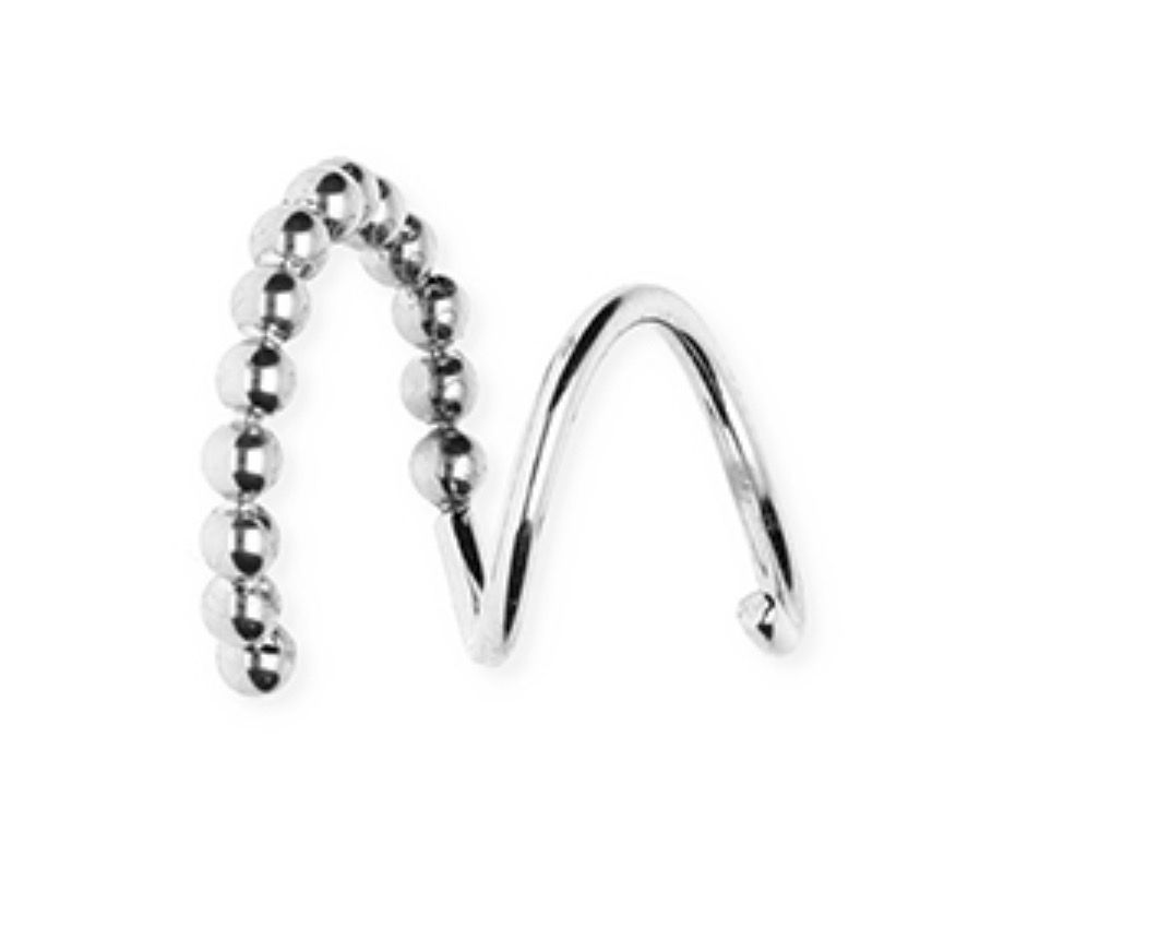 Oorbel | Spiraal | Zilver | Goud