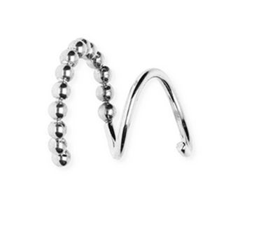 Oorbel | Spiraal | Zilver | Goud