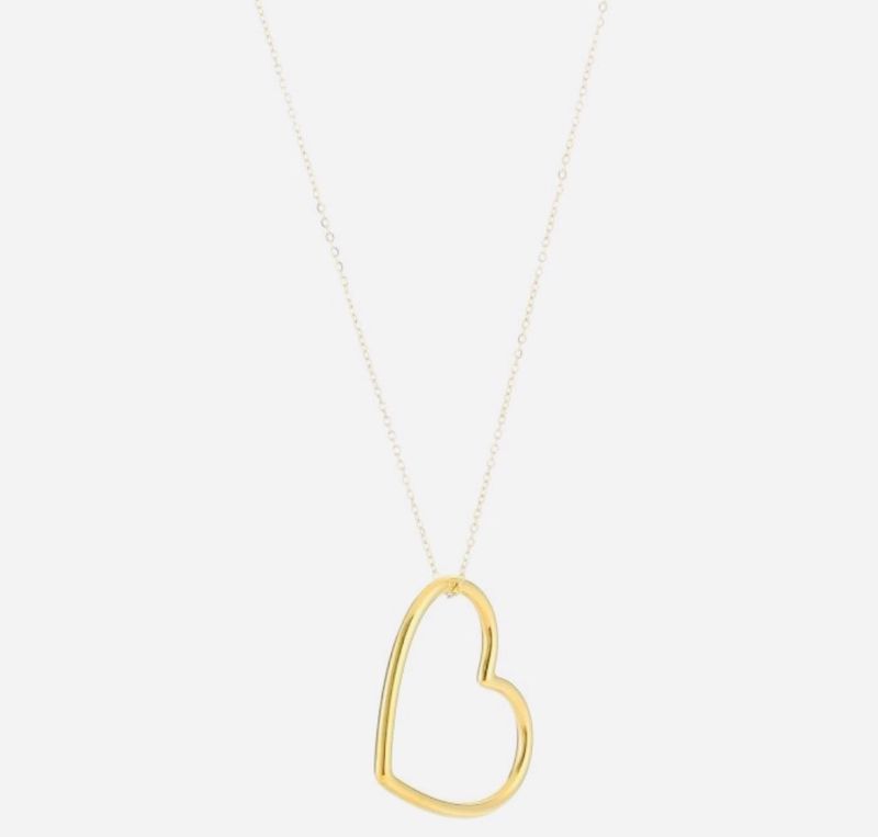 Ketting | Hart | Goud | Stainless steel