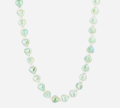 Ketting | Hartkralen | Groen | Natuursteen