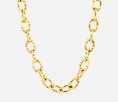Ketting | Bold schakel |Goud | Stainless steel