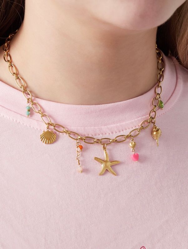 Ketting | Codstal Treasure | Goud | Stainless steel