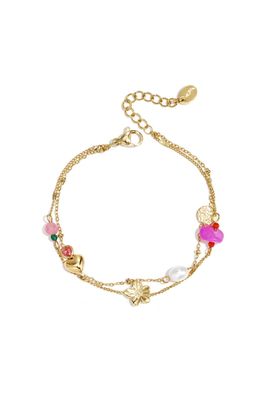 Armband | Suzy | Goud | Stainless steel