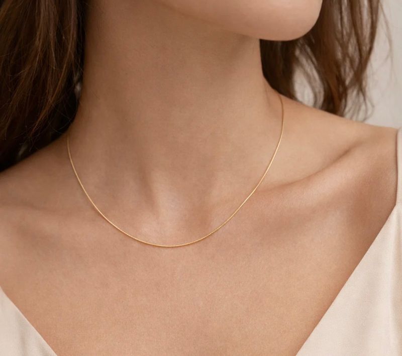 Halsketting | Snake Small | Goud | Stainless steel