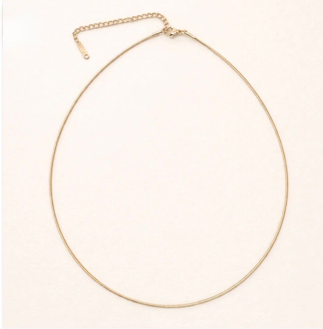 Halsketting | Snake Small | Goud | Stainless steel