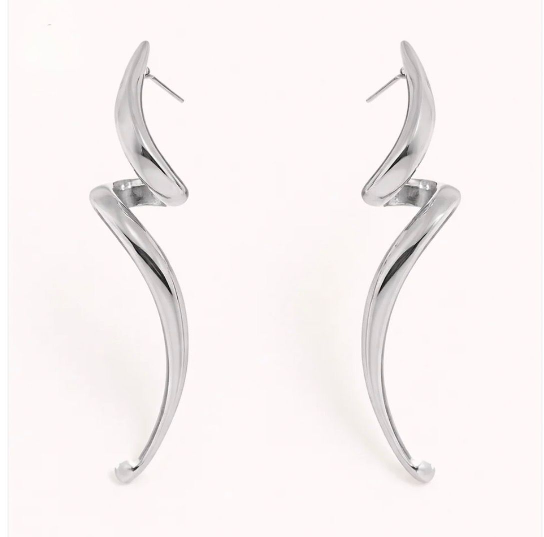 Oorbellen | LO | Zilver | Stainless steel