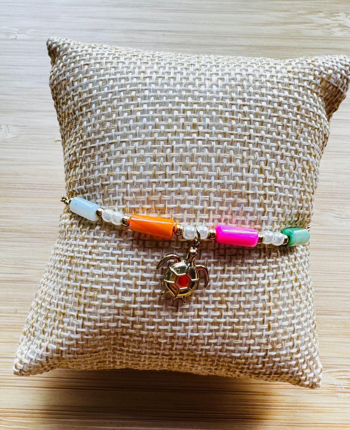 Armband | Schildpad | Multi &amp; Goud | Stainless steel