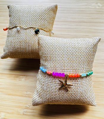 Armband | Parels | Multi &amp; Goud | Stainless steel
